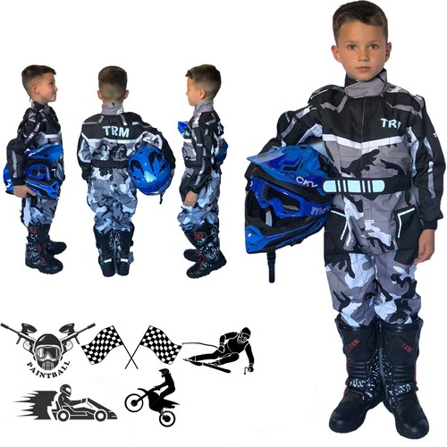 Tuta motocross bambino fuori - motocross,
