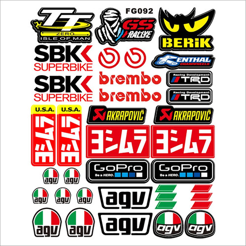 Adesivo moto decalcomania - adesivo,